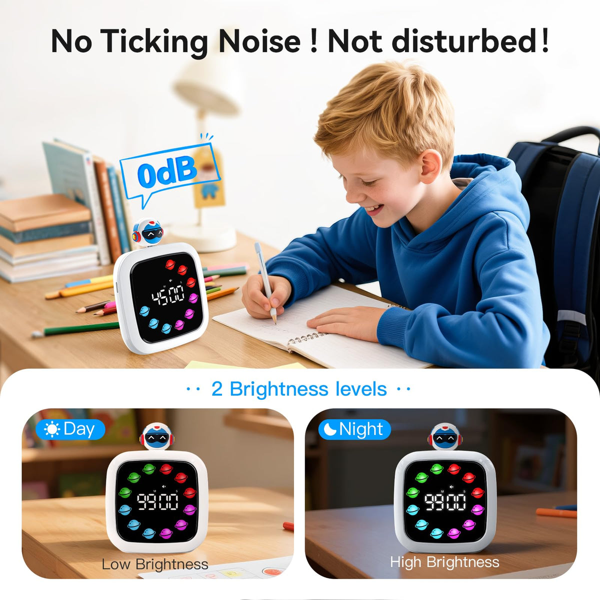 Yunbaoit timer with ringtones offering customizable alarms for routines