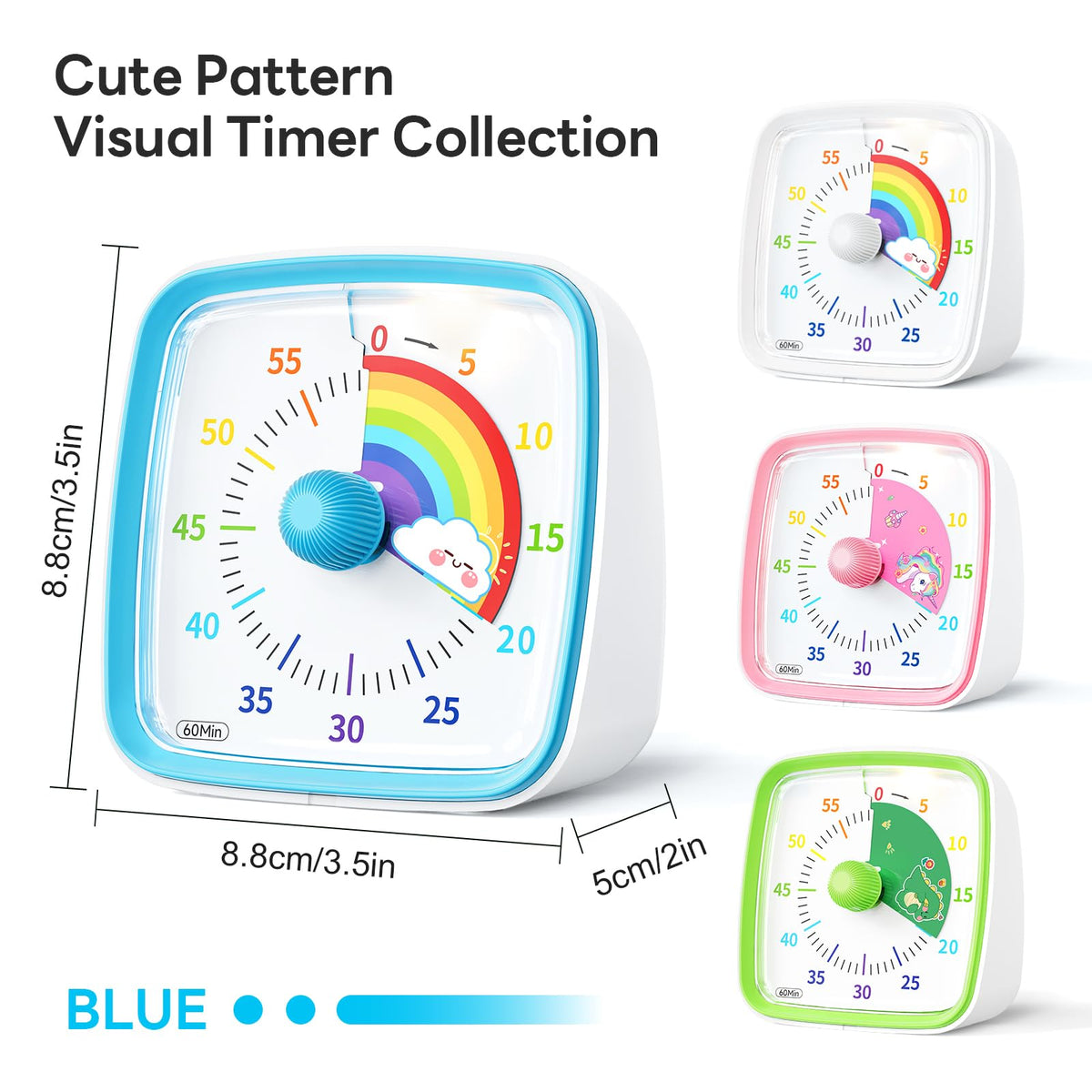 Yunbaoit timer with three alarm modes for flexible alerts in various spaces.