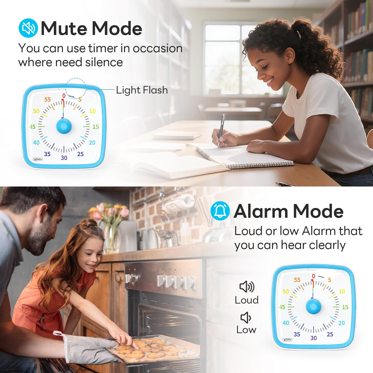 Yunbaoit timer used by kids and adults for simple time management.