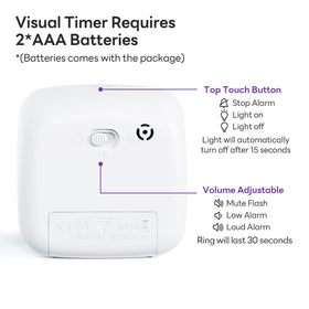 Yunbaoit timer offers three alarm modes for flexible reminders.