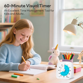 Yunbaoit visual timer twist knob enables quick, precise countdown setup.