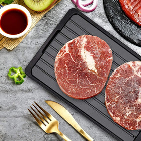 YUNDOOG defrosting tray flip for faster thawing of meat