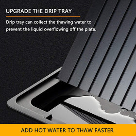 YUNDOOG defrosting tray natural thaw avoids microwave