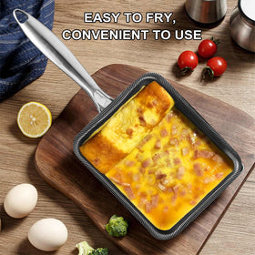 YUNYDSM Tamagoyaki pan ideal for eggs crepes and small portions of vegetables