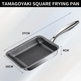 YUNYDSM Tamagoyaki pan with heat-resistant handle for safe cooking