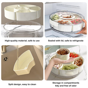 YUNYDSM transparent lid shows contents at a glance.