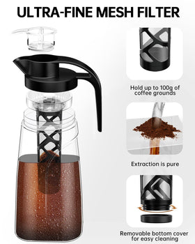 YURICK sealing ring ensures a leak-proof seal and fresh coffee