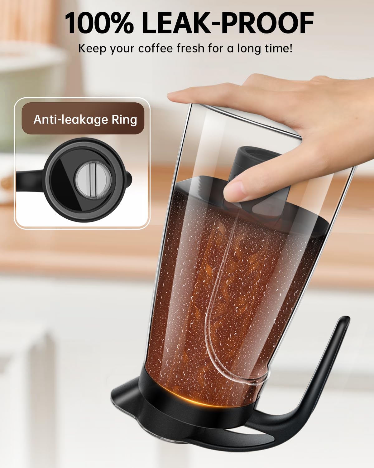 YURICK wide-mouth pitcher for easy filling and thorough cleaning