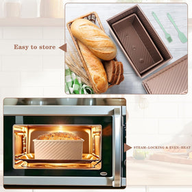 YURTKUMAS loaf pan with lid is dishwasher-safe for easy cleanup
