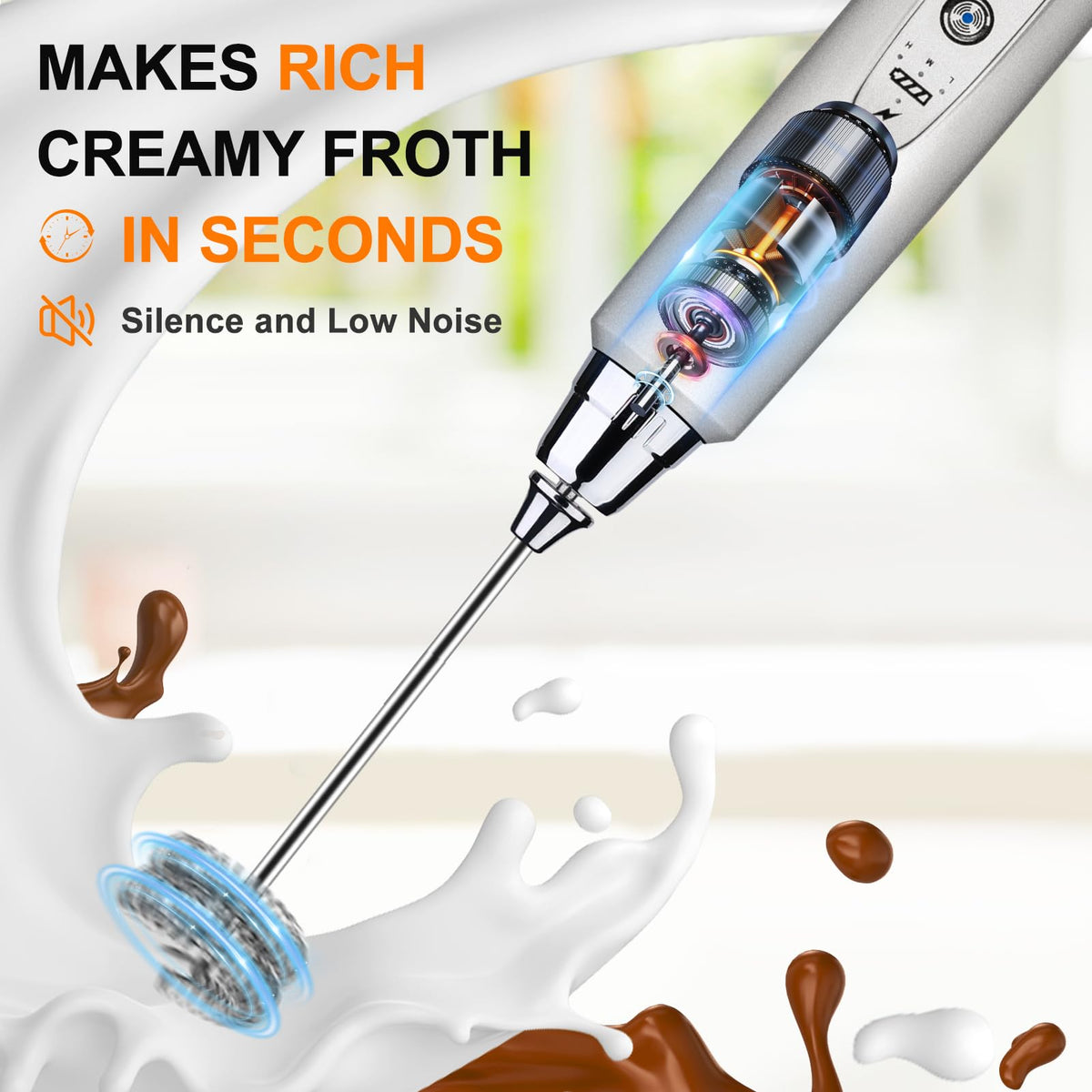 YUSWKO ergonomic handle provides comfortable grip during long use