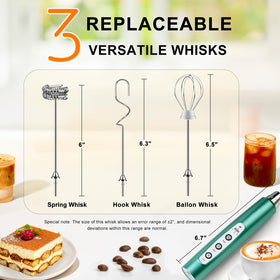 YUSWKO balloon whisk beats eggs and cream for baking