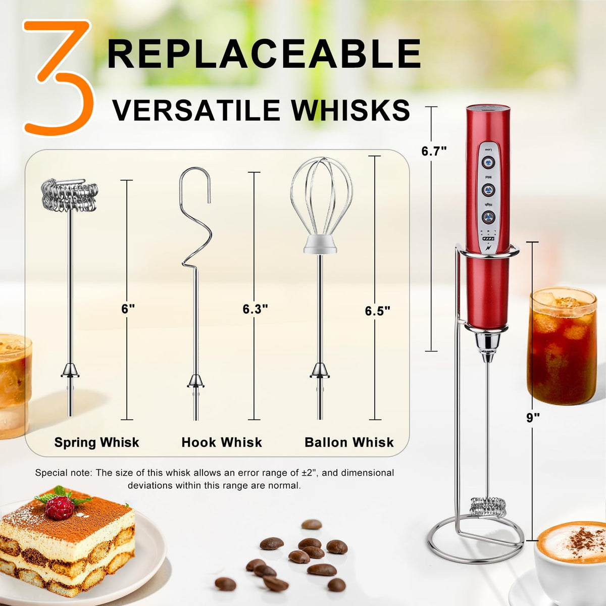 YUSWKO USB recharge capability eliminates disposable batteries and reduces waste.
