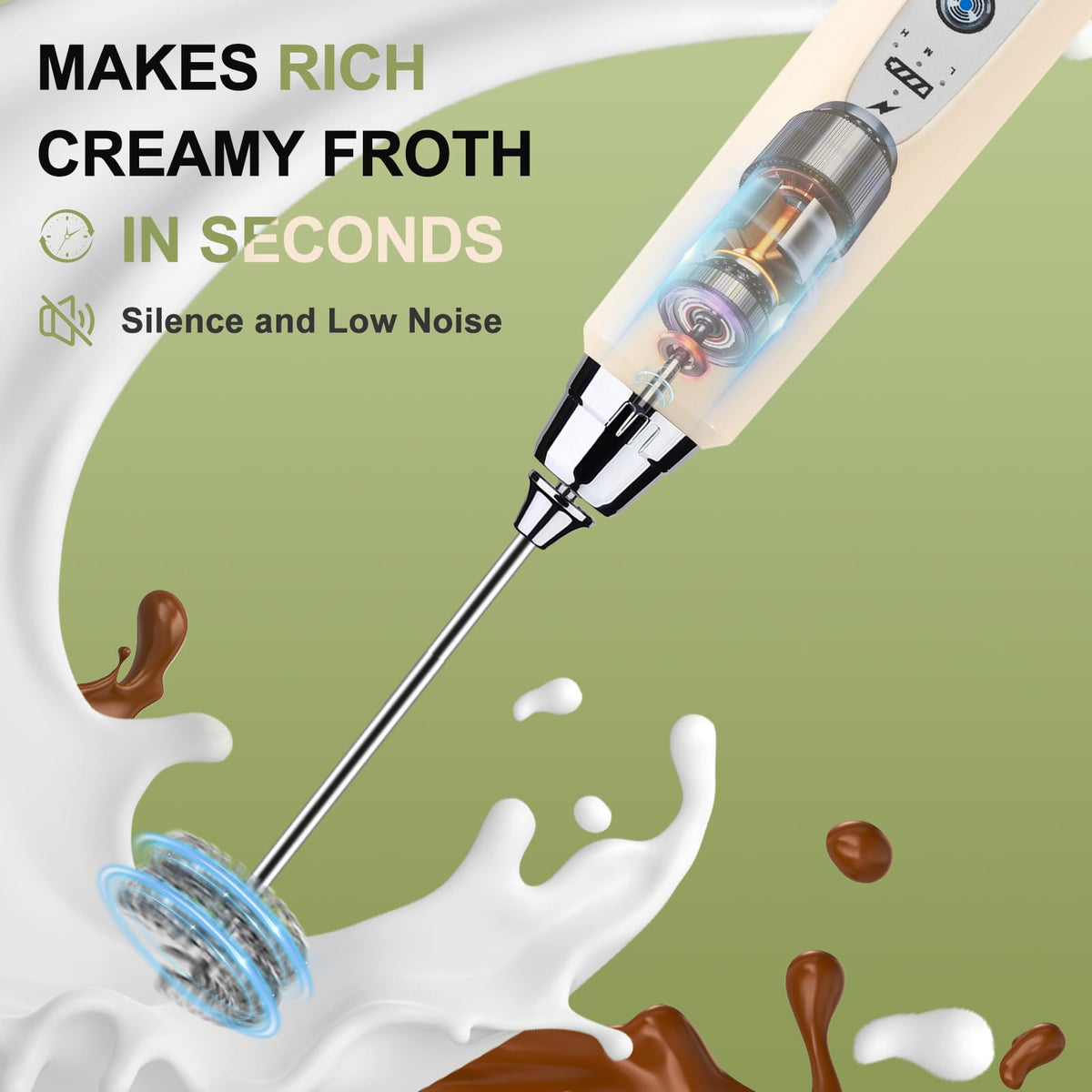 YUSWKO versatile uses for eggs, cream, and powders.