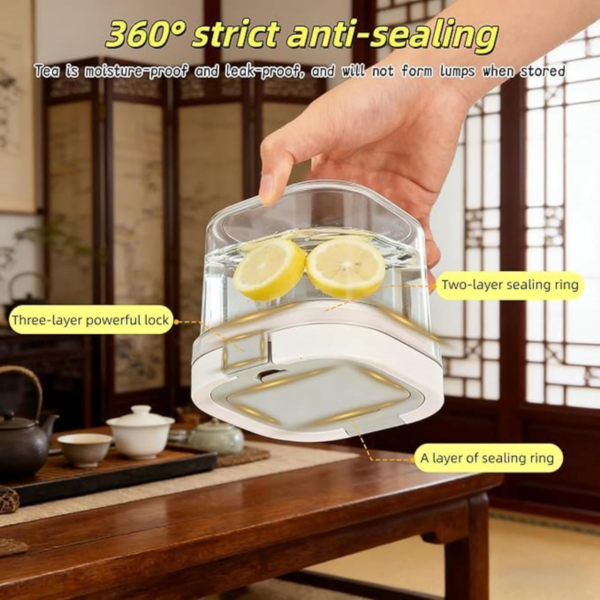 Yuyingji tea spoon included for precise scooping.