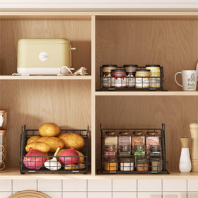 Yuzehuaza potato and onion storage bins keep root vegetables visible