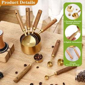 Yuzi gold measuring cup 1/2 cup highlights mid-size portions