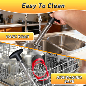 YVREOLP dishwasher-safe design for easy cleaning after use.