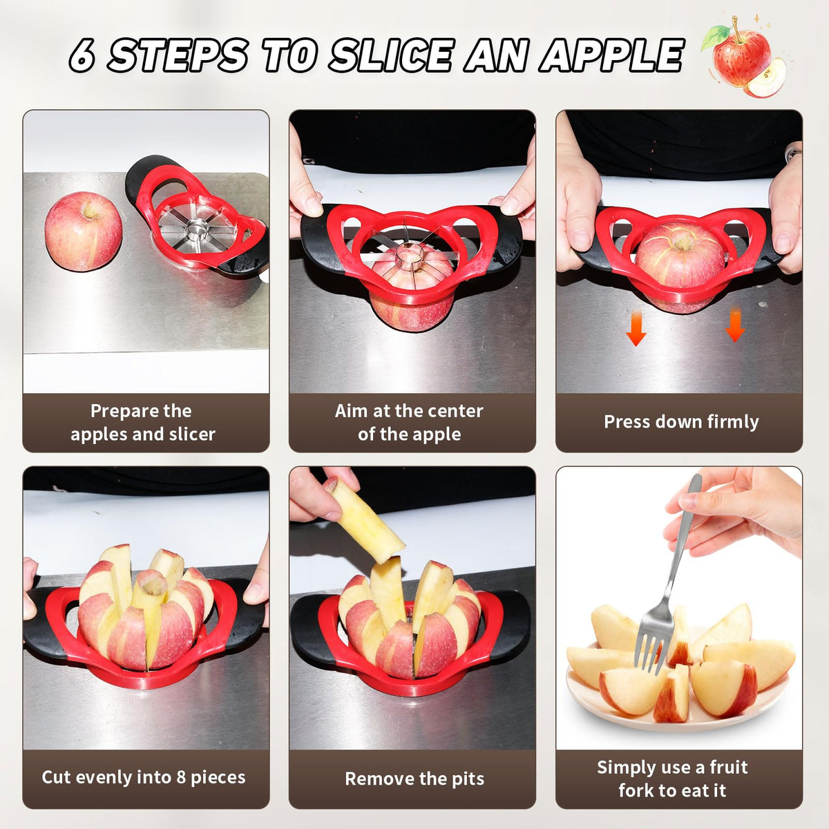 YVREOLP ergonomic plastic handle provides comfortable grip.