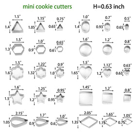 YXCLIFE flower shape cutter for delicate fondant and iced treats