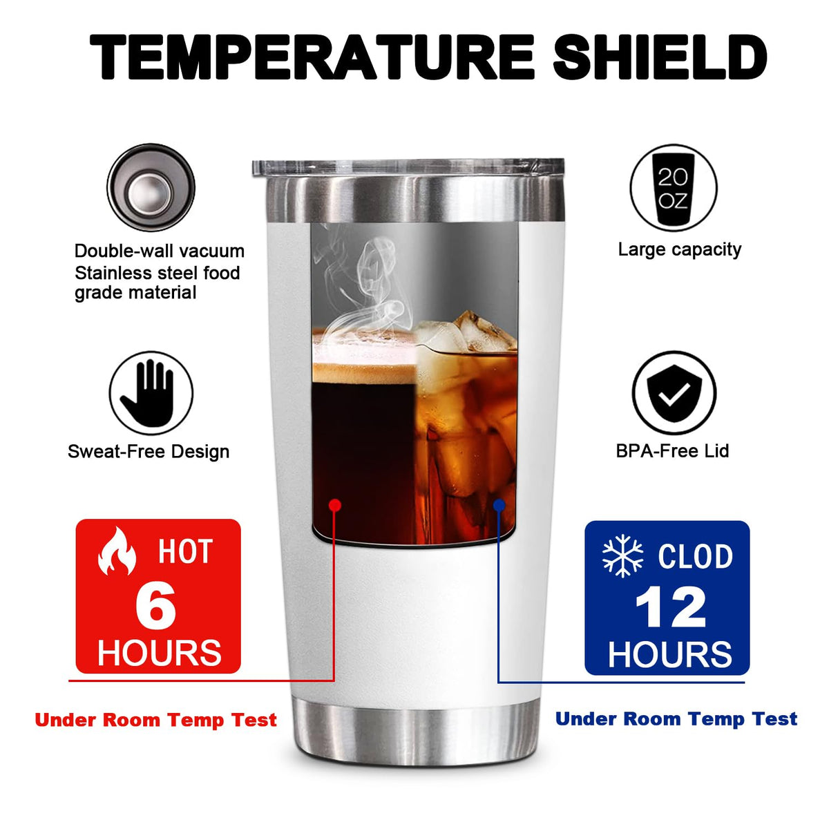 YXOTJHS Chaos Coordinator Tumbler at desk, perfect for coffee on busy workdays.