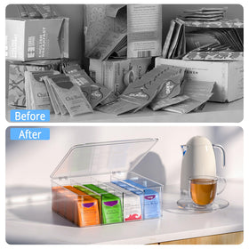 YYICO Tea Bags Organizer clear-view for quick tea bag identification