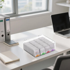 YYICO Tea Bags Organizer requires hand washing to maintain clarity
