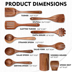 YYLTJR wooden salad fork ready for serving crisp vegetables and grains