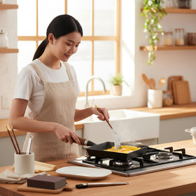 YYMIYU Tamagoyaki pan oven-safe up to 500°F finishing in oven