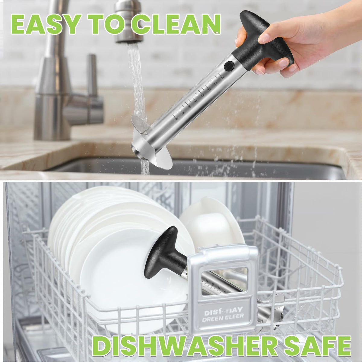 YYP dishwasher-safe design simplifies cleanup after use.