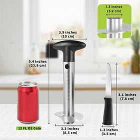 YYP pineapple corer ideal for outdoor picnics and gatherings.