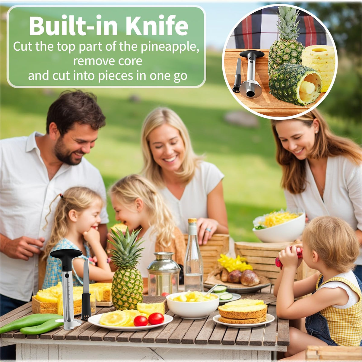 YYP stainless-steel blade in action for durable, long-lasting performance.