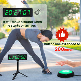 YZ Gym Timer Clock remote control for convenient operation from across the room