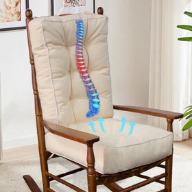 YZ HOME rocking chair cushion seat 17x17x5 provides ergonomic support and lasting comfort.
