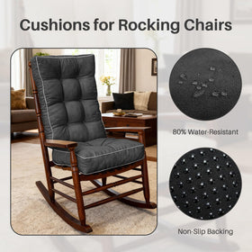 YZ HOME durable ties secure cushions to the rocker.