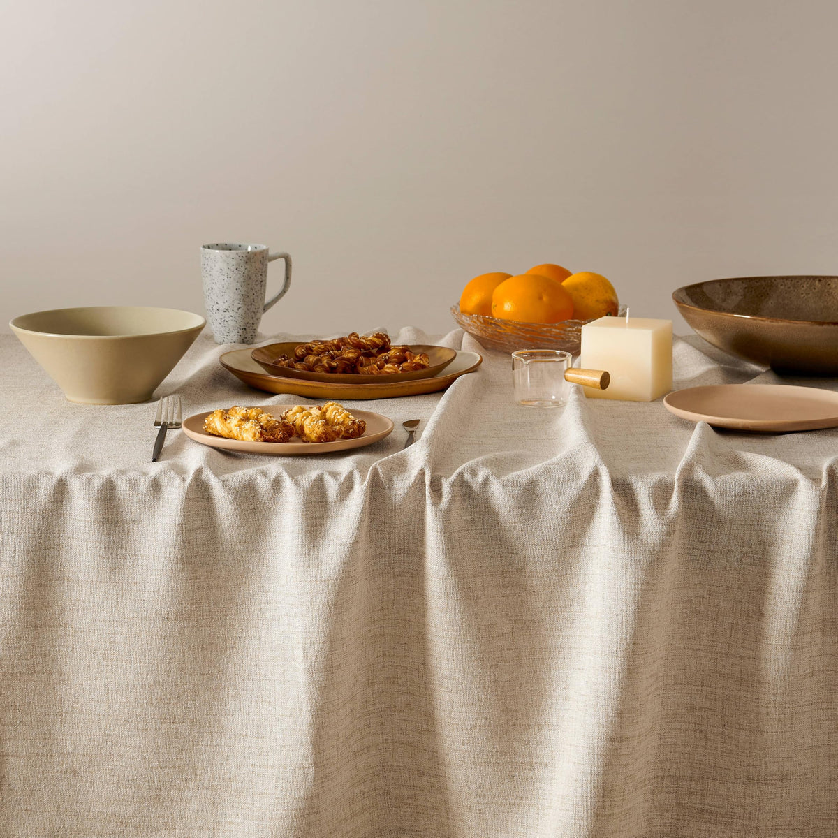 YZJZEDS 6ft table setup with narrower fit and versatile style.