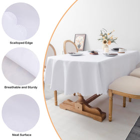 YZKITM washable tablecloth—easy care for busy homes.