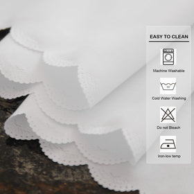 YZKITM wrinkle-resistant tablecloth—stays smooth after use.