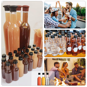 YZXODN 60ml bottles with funnels included for spill-free pouring