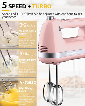 One-click eject feature on Z-DESDEMONA mixer for quick attachment changes.