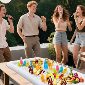 ZaaYee 2-pack design provides ready-to-use cold serving for crowds.