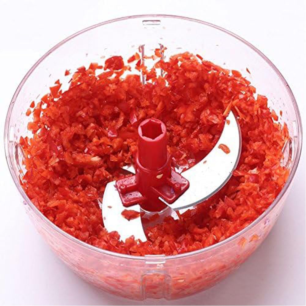 ZABBOW processor chops onions and garlic efficiently for fresh meals.