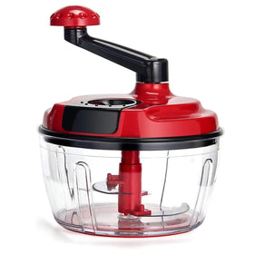 ZABBOW manual food processor 8-cup container for quick vegetable chopping