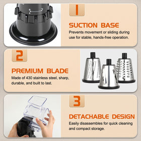 ZABINS disassemblable and dishwasher safe for easy cleaning
