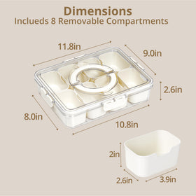 Zaboro Snackle Box ideal for picnics and travel snacks.