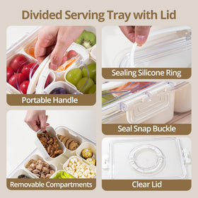 Zaboro Snackle Box portable handle for easy transport.