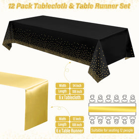 Zachely gold foil polka dots on black close-up detail for sparkle