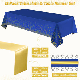 Zachely gold satin table runner adds a luxurious accent on tabletops.