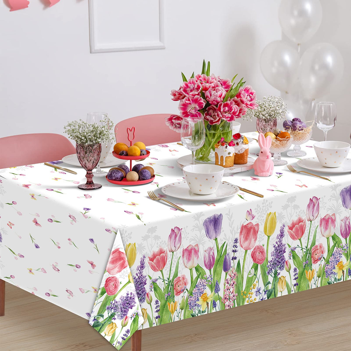 Zachely outdoor picnic tablecloth keeps tables neat and stain-free
