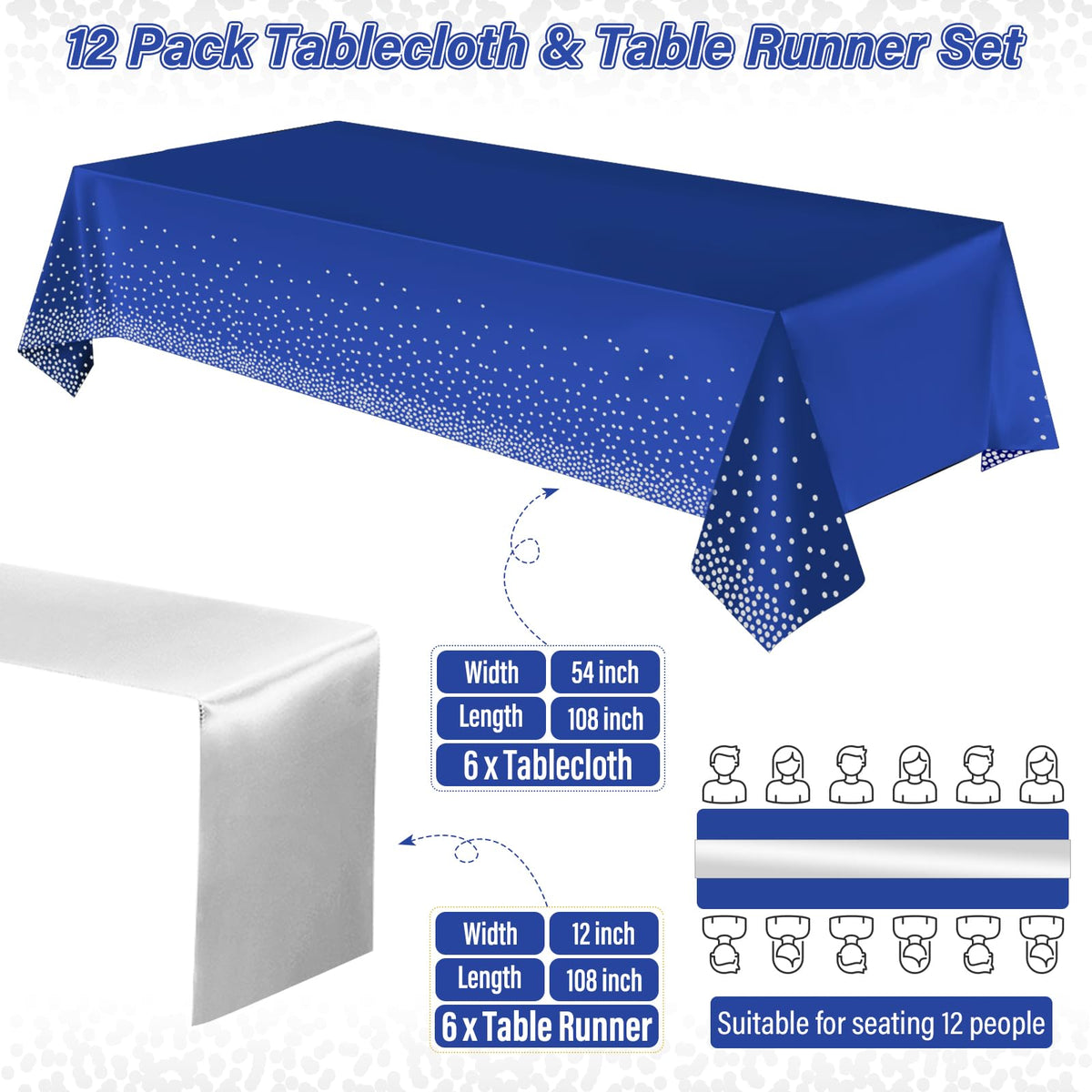 Zachely silver satin table runner delivers elegant shine under candlelight.