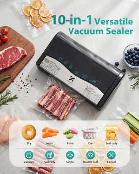 ZACHVO 30 cm sealing length handles larger portions like meat fillets.